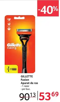 Selgros GILLETTE Fusion Aparat de ras Ofertă