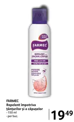 Selgros FARMEC Repelent împotriva țânţarilor şi a căpușelor Ofertă
