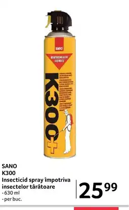 Selgros SANO K300 Insecticid spray împotriva insectelor târâtoare Ofertă