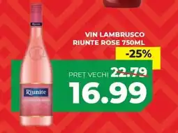 Simos Vin lambrusco riunte rose Ofertă