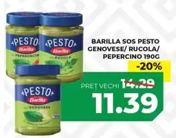 Simos BARILLA Sos pesto genovese/rucola/ pepercino Ofertă