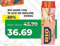 Simos Rio mare ton în ulei de măsline Ofertă