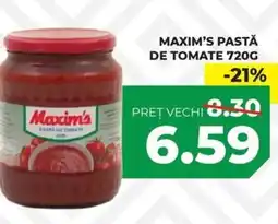 Simos MAXIM'S Pastă de tomate Ofertă
