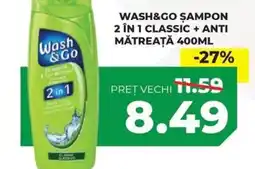 Simos Wash&go ṣampon 2 in 1 classic + anti mătreață Ofertă