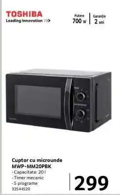 Selgros Cuptor cu microunde MWP-MM20PBK Ofertă