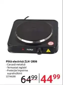 Selgros Plită electrică ZLN-2806 Ofertă