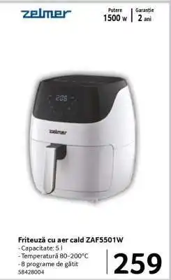 Selgros Friteuză cu aer cald ZAF5501W Ofertă