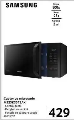 Selgros Cuptor cu microunde MS23K3513AK Ofertă