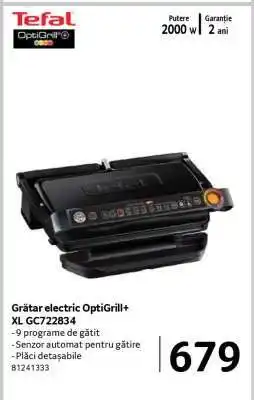 Selgros Grătar electric OptiGrill+ XL GC722834 Ofertă