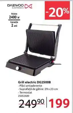 Selgros Grill electric DG2500B Ofertă