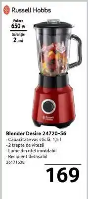 Selgros Blender Desire 24720-56 Ofertă