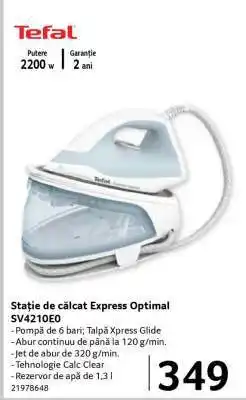 Selgros Statie de calcat Express Optimal SV4210E0 Ofertă
