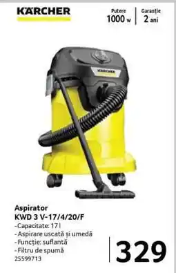 Selgros Aspirator KWD 3 V-17/4/20/F Ofertă