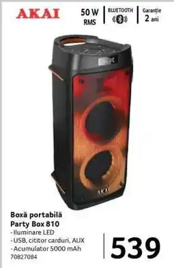 Selgros Boxă portabilă Party Box 810 Ofertă