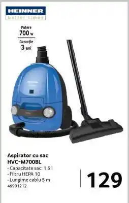 Selgros Aspirator cu sac HVC-M700BL Ofertă