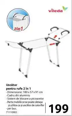 Selgros Uscător pentru rufe 2 în 1 Ofertă