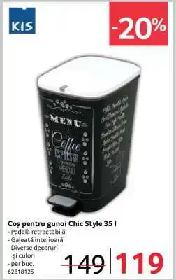 Selgros Coș pentru gunoi Chic Style 35 l Ofertă