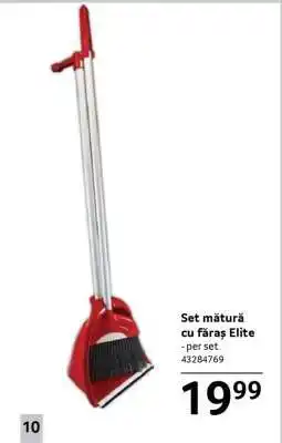 Selgros Set mătură cu făraș Elite Ofertă