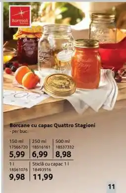 Selgros Borcane cu capac Quattro Stagioni Ofertă