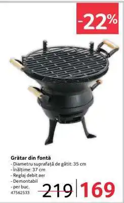 Selgros Grătar din fontă Ofertă