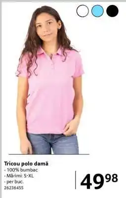 Selgros Tricou polo damă Ofertă