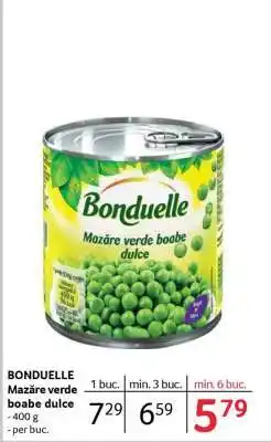 Selgros BONDUELLE Mazăre verde boabe, dulce Ofertă