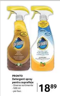 Selgros PRONTO Detergent spray pentru suprafețe Ofertă