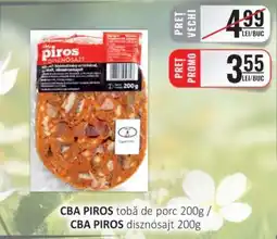 CBA CBA PIROS tobă de porc 200g Ofertă