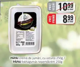 CBA PÁPAI cremă de jumări, cu usturoi 250g Ofertă
