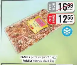 CBA FAMILY pizza cu șuncă 1kg Ofertă