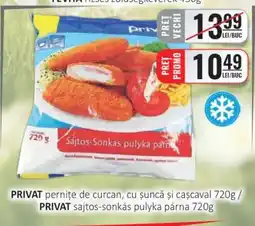 CBA PRIVAT pernă de curcan, cu șuncă și cașcaval 720g Ofertă
