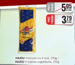 CBA HAJDU melcișori cu 4 ouă, 250g Ofertă