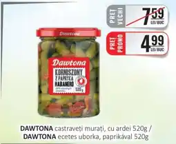 CBA DAWTONA castraveți murați, cu ardei 520g Ofertă