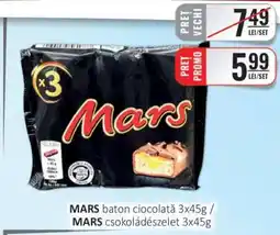 CBA MARS baton ciocolată 3x45g Ofertă