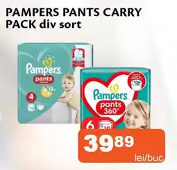 Unicarm Pampers pants carry pack div sort Ofertă