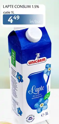 Unicarm Lapte consum 1.5% cutie Ofertă