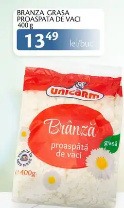 Unicarm Branza grasa proaspata de vaci Ofertă
