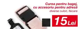 Kik Curea pentru bagaj, cu accesoriu pentru adresă Ofertă