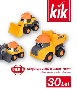 Kik Maşinuţe ABC Builder Team Ofertă