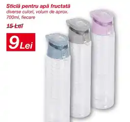 Kik Sticlă pentru apă fructată Ofertă