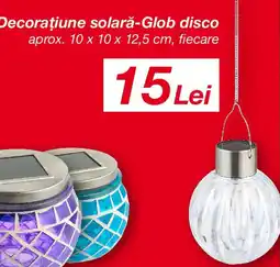 Kik Decorațiune solară-Glob disco Ofertă