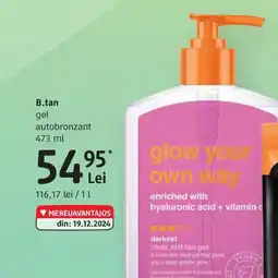 DM B.tan gel autobronzant Ofertă