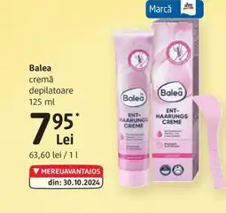 DM Balea cremăǎ depilatoare Ofertă
