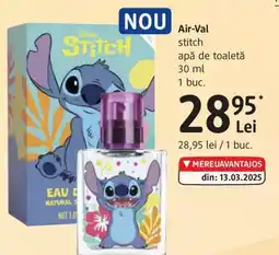 DM Air-Val stitch apă de toaletă Ofertă