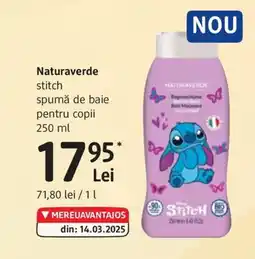 DM Naturaverde stitch spumă de baie pentru copii Ofertă