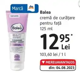 DM Balea cremă de curățare pentru față Ofertă