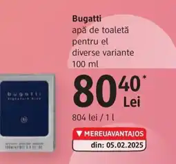 DM Bugatti apă de toaletă pentru el Ofertă