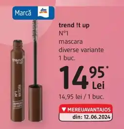 DM Trend !t up N°1 mascara Ofertă