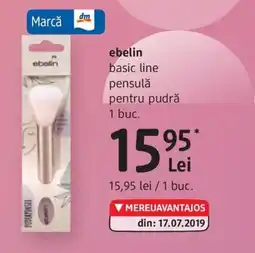 DM Ebelin basic line pensulǎ pentru pudră Ofertă