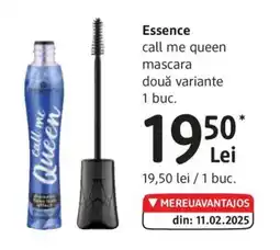 DM Essence call me queen mascara două variante Ofertă